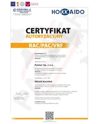Certyfikat Autoryzacyjny RAC/PAC/VRF - zdjęcie