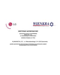Certyfikat Autoryzacyjny WIENKRA - zdjęcie