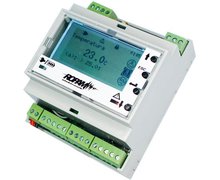 LCD-HMI-D4M Panel LCD-HMI w obudowie na szynę DIN - zdjęcie