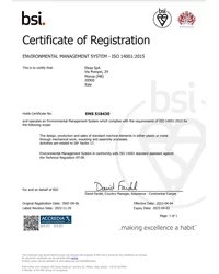 Certyfikat Zarządzania Środowiskowego EMS 518430 - zdjęcie