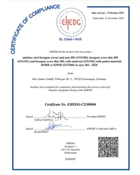 Certyfikat EHEDG-C2200006 - zdjęcie
