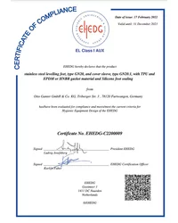 Certyfikat EHEDG-C2200009 - zdjęcie