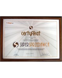 Certyfikat SuperSprzedawca Allegro - zdjęcie