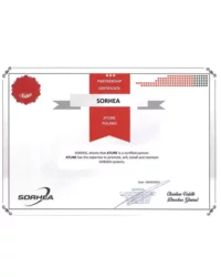 Certyfikat SORHEA (2022) - zdjęcie