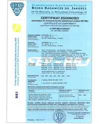 Certyfikat Zgodności - Rury karbowane (2021) - zdjęcie