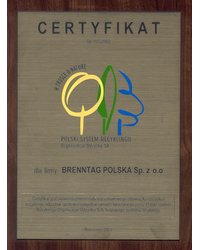 Certyfikat Polski System Recyklingu (2003) - zdjęcie