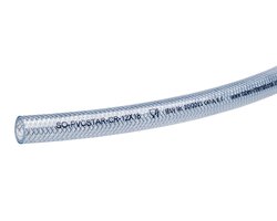 Wzmocniony oplotem wąż z PVC do substancji spożywczych PVC STAR CR - zdjęcie
