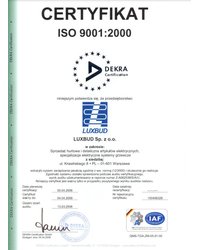 Certyfikat ISO 9001-2000 (2006) - zdjęcie