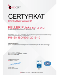 Certyfikat PN- EN ISO 9001:2015-10 (2018) - zdjęcie