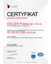 Certyfikat PN- EN ISO 14001:2015-09 (2017) - zdjęcie