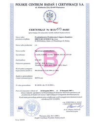 Certyfikat Solart Standard - zdjęcie