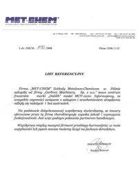 MET-CHEM Zakłądy Metalowo-Chemiczne w Pilźnie - zdjęcie