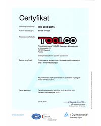 Certyfikat ISO 9001:2015  (2019) - zdjęcie