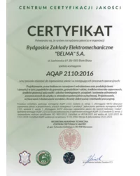 Certyfikat AQAP 2110:2016 (2023) - zdjęcie