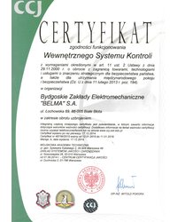 Certyfikat WSK (2015) - zdjęcie