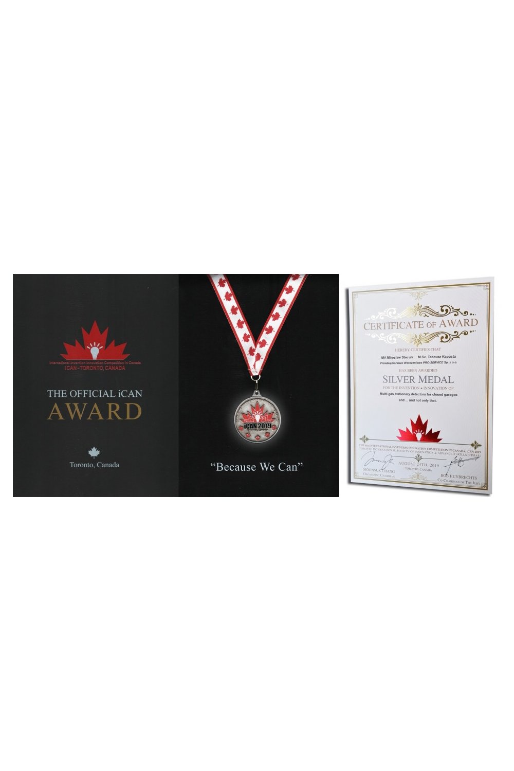 Srebrny medal na Międzynarodowych Targach Wynalazków w Kanadzie 2019 - zdjęcie