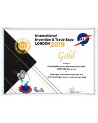 Złoty Medal Międzynarodowych Targów Wynalazków ITE w Londynie 2019 - zdjęcie