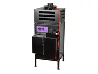 Multiolejowa nagrzewnica powietrza - czarna MTM 8-30 (8/19/30 KW) - zdjęcie