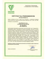 Certyfikat dla Przedsiębiorców FGAZ-P/06/0221/18 ​(2018) - zdjęcie