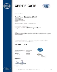 Certyfikat ISO 45001:2018 (2022) - zdjęcie