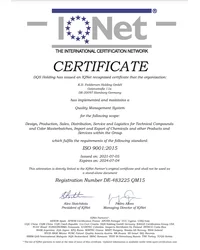 Certyfikat ISO 9001:2015 IQNet - zdjęcie