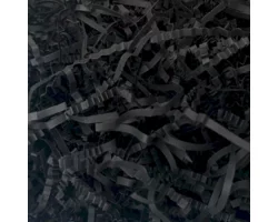 Wypełniacz papierowy wiórki czarny - 100g - zdjęcie