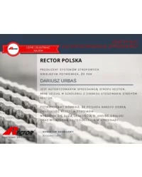 Certyfikat Autoryzowany Sprzedawca Systemu Rector dla Dariusz Urbaś - zdjęcie