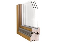 Okna energooszczędne drewniane Wintherm 92mm - zdjęcie