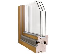 Okna energooszczędne drewniane Wintherm 92mm - zdjęcie
