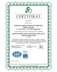 Certyfikat PCC-CERT - zdjęcie