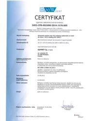 Certyfikat zgodności ZKP (2021) - zdjęcie