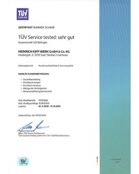 Certyfikat TÜV	 - zdjęcie