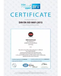 Certyfikat DIN EN ISO 9001:2015 (2021) - zdjęcie
