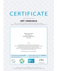Certyfikat IATF 16949:2016 (2021) - zdjęcie