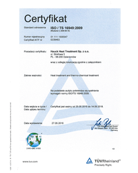 Certyfikat ISO/TS 16949:2009 - zdjęcie