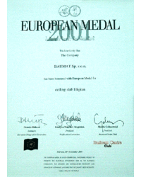 Medal Europejski dla wyrobu przyznany przez Komitet Integracji Europejskiej i Business Centre Club 2001r - zdjęcie