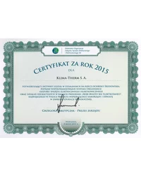 Certyfikat Elektroeko 2015 - zdjęcie