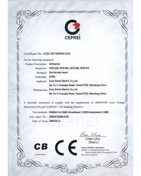 Certyfikat LVD/CE - Zasilanie 3f~400V, moc od 220kW do 315kW (2009) - zdjęcie