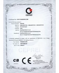 Certyfikat LVD/CE - Zasilanie 3f~400V, moc od 18,5kW do 30,0kW (2009) - zdjęcie