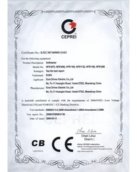 Certyfikat LVD/CE - Zasilanie 3f~400V, moc od 75,0kW do 200kW (2009) - zdjęcie