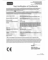 Certyfikat LVD 2006/95/EC (2013) - zdjęcie