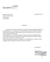 Referencje: Squash4you (2011) - zdjęcie