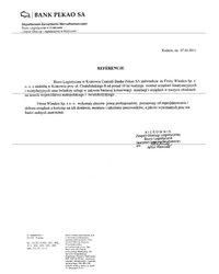 Referencje: Bank Pekao SA (2011) - zdjęcie