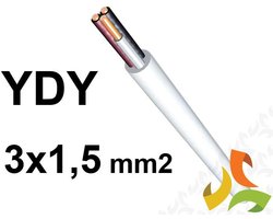 Przewód YDY 3x1,5mm2 450/750V - zdjęcie