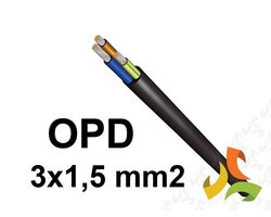 Przewód OnPD 3x1,5mm2 H07RN-F - oponowy - zdjęcie