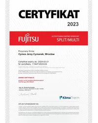 Certyfikat FUJITSU (2023) - zdjęcie