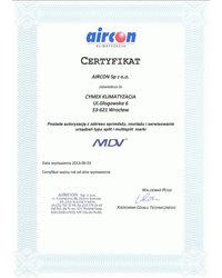 Certyfikat MDV 2013 - zdjęcie