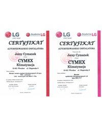 Certyfikat LG - Autoryzowany Instalator 2016 - zdjęcie