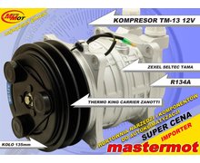 Kompresor TM13 R134a 12V 2A 135mm 3E - zdjęcie