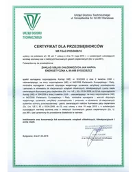 Certyfikat dla przedsiębiorców - zdjęcie